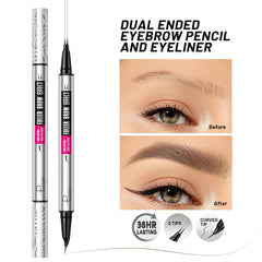 Pudaier dual-pronged tip for natural hair-like brow strokes.
