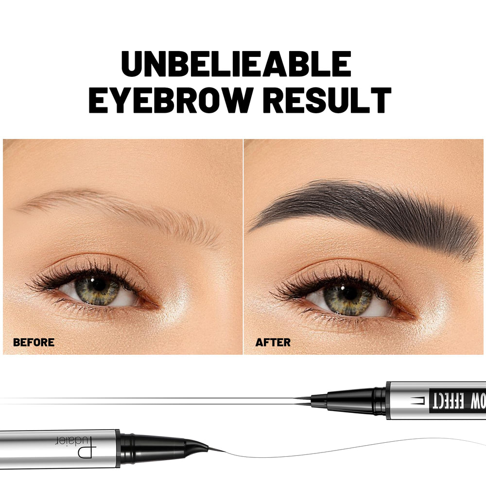 Pudaier precise brush tip enabling hair-like brow strokes for fuller looks