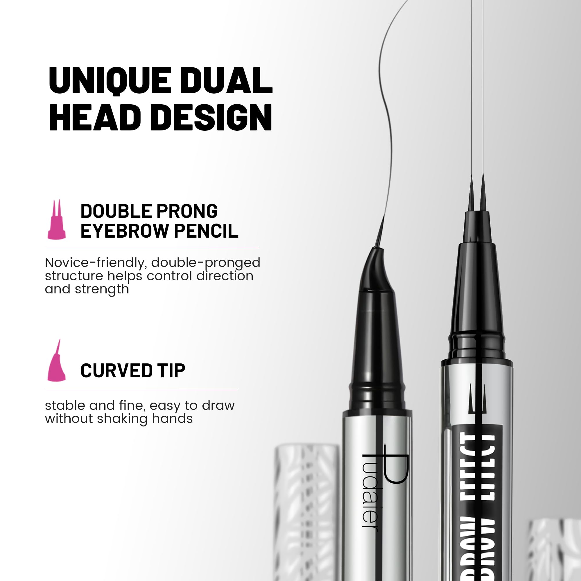 Pudaier gently shake before use for smooth color.