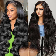 Puhasty 30-inch glueless wig with body wave lace front for easy daily wear.