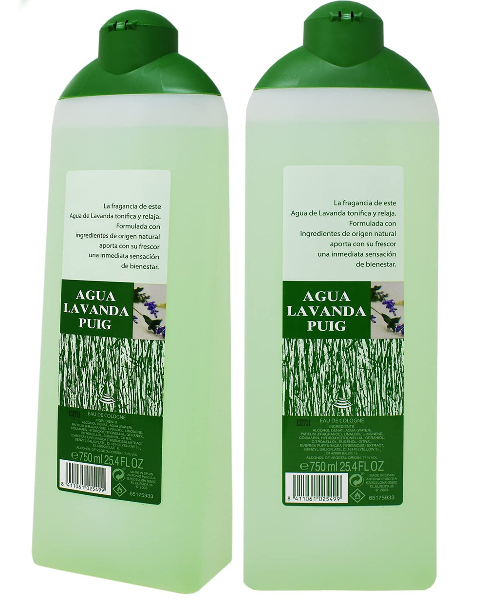 Puig Lavender Water splash application demonstrates easy fragrance use.