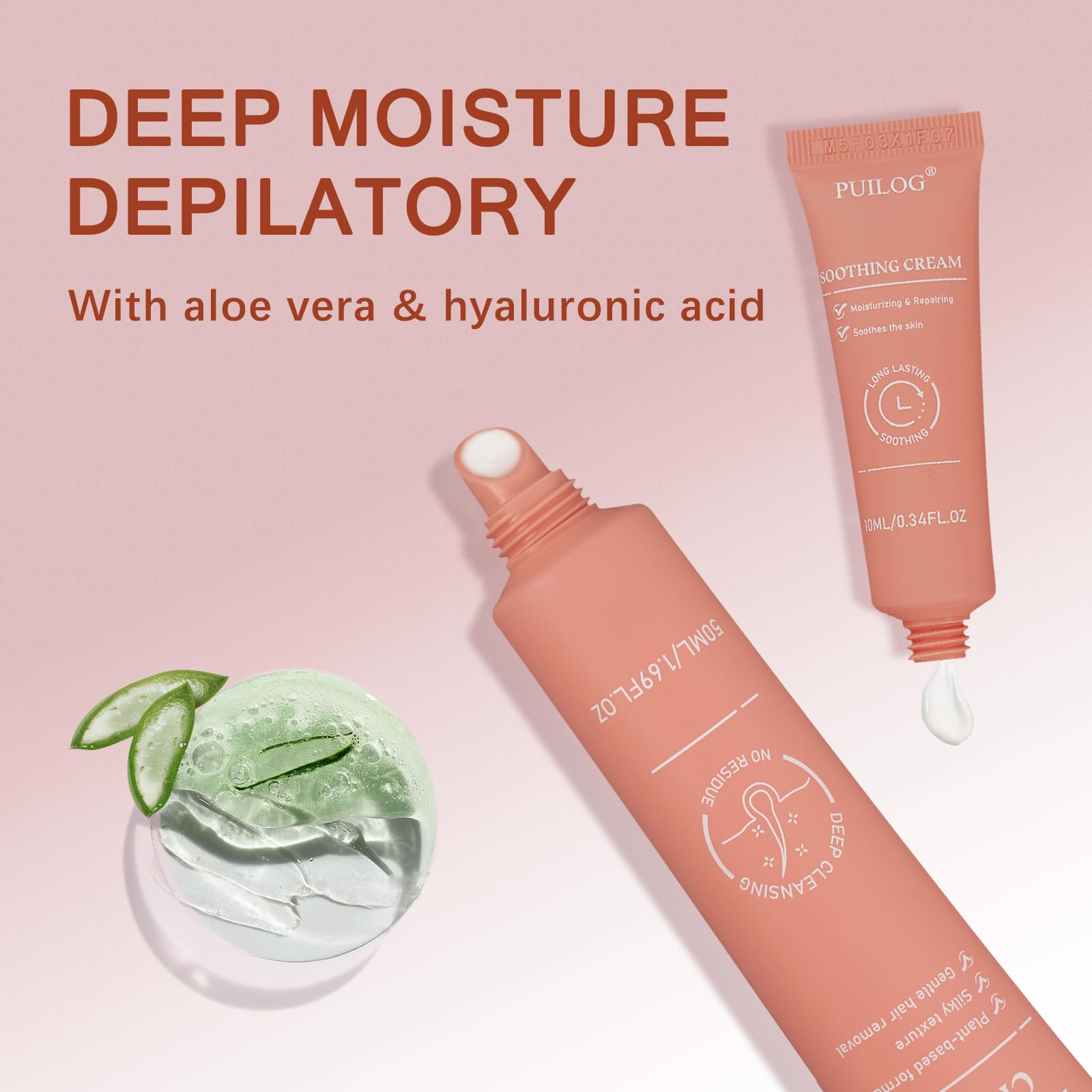 PUILOG delicate-skin formula tailored for upper lip and chin areas.