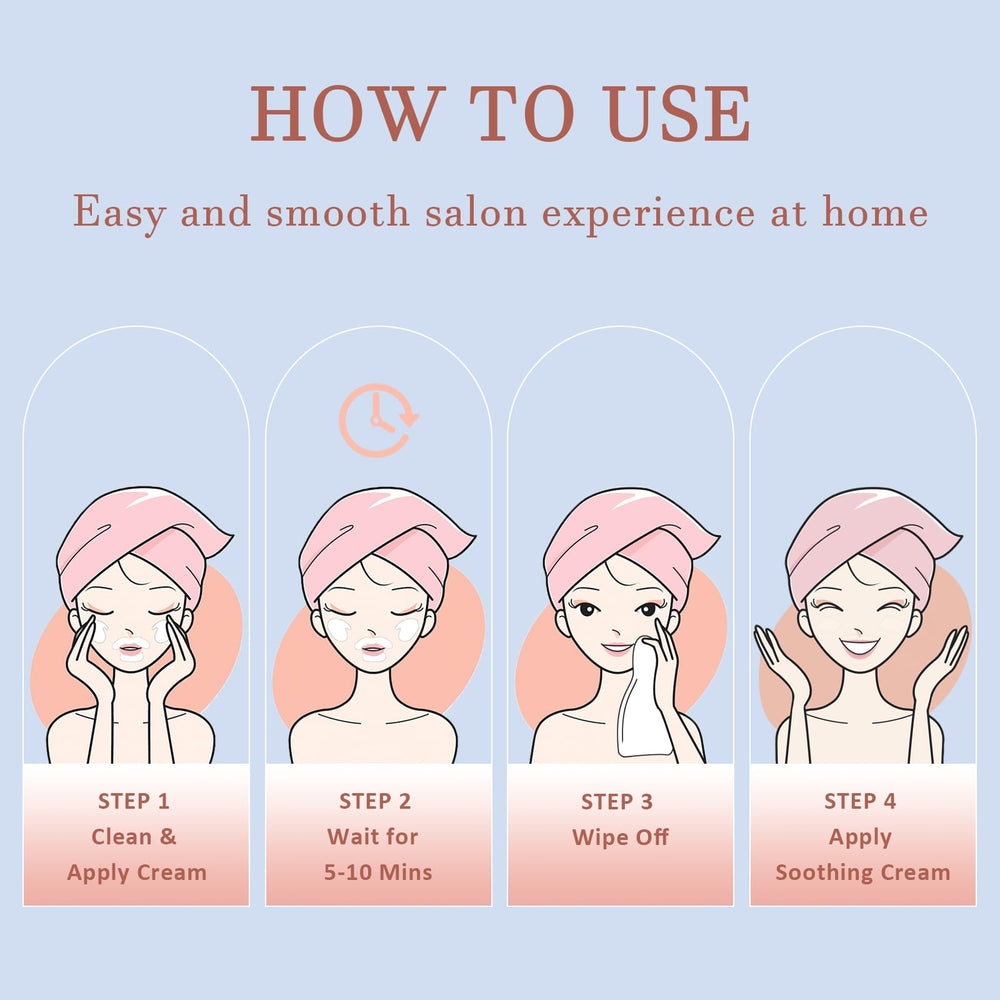 PUILOG makeup-ready finish after hair removal.