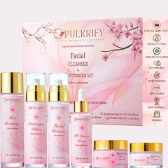 Pulkrify Cherry Blossom Facial Cleanser bottle for gentle daily cleansing