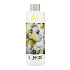 Pulp Riot 6 Volume Developer bottle pour for even mixing and consistent results