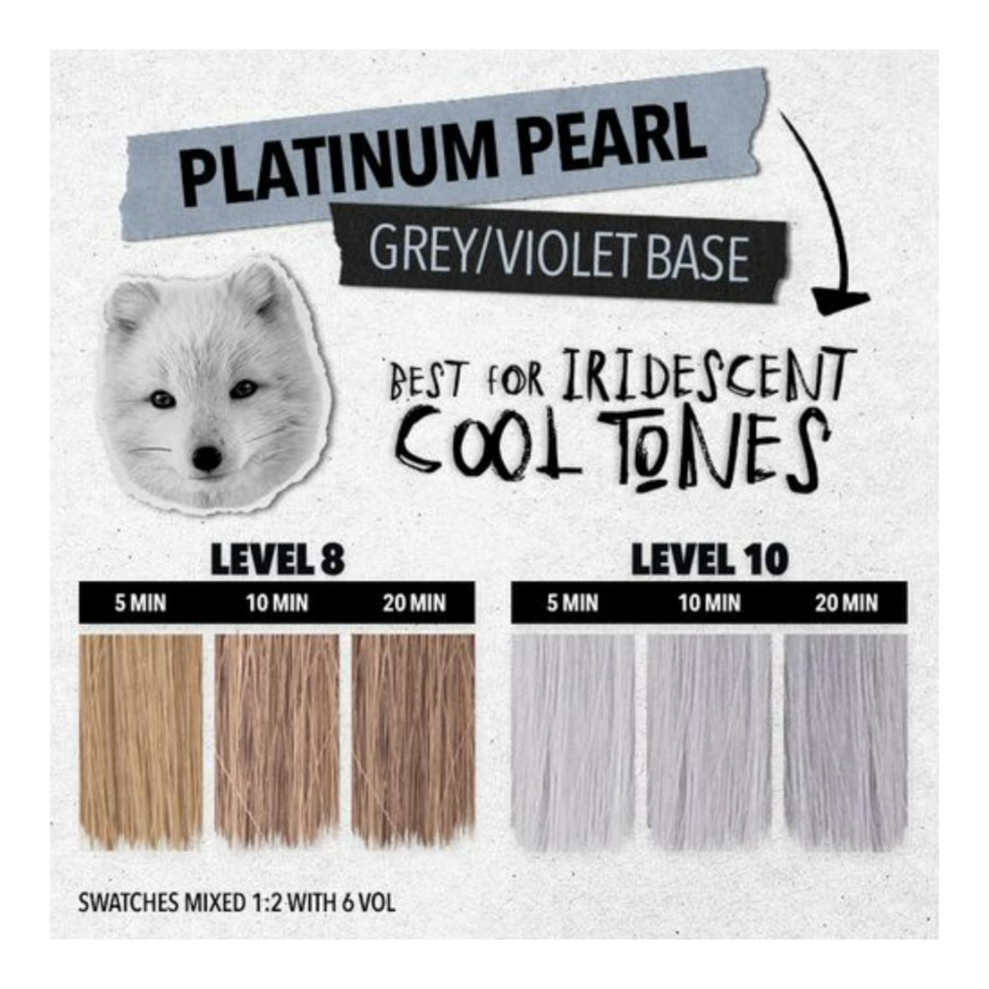 Pulp Riot Platinum Pearl Toner application demonstrates fast processing with moisture retention
