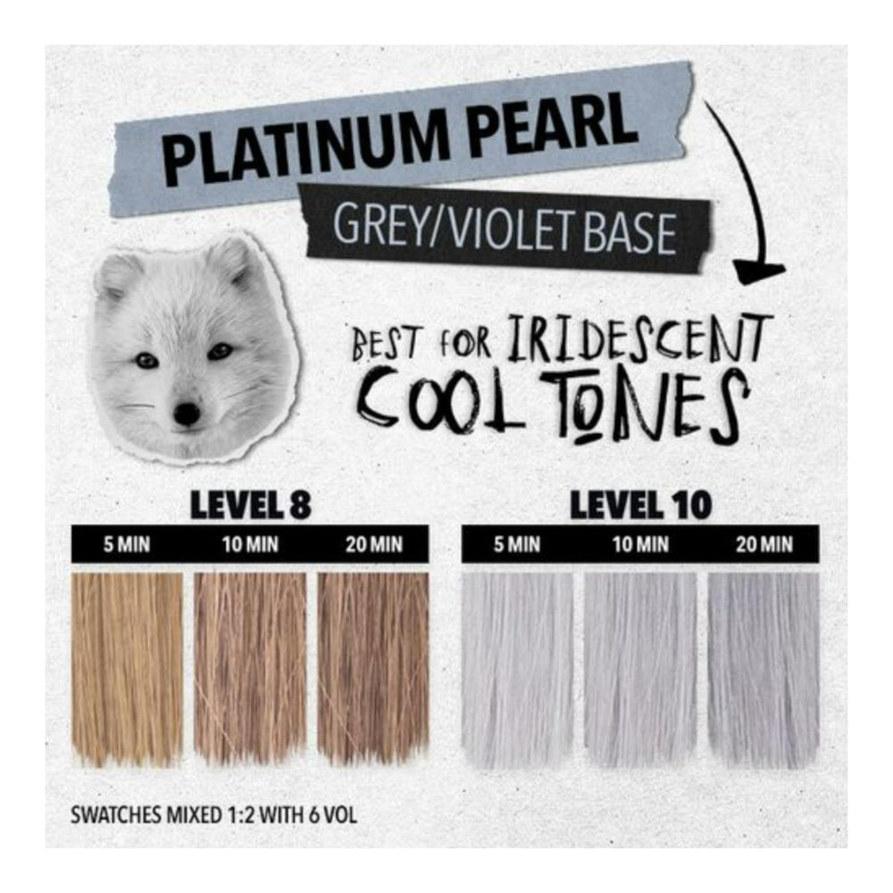 Pulp Riot Platinum Pearl Toner application demonstrates fast processing with moisture retention