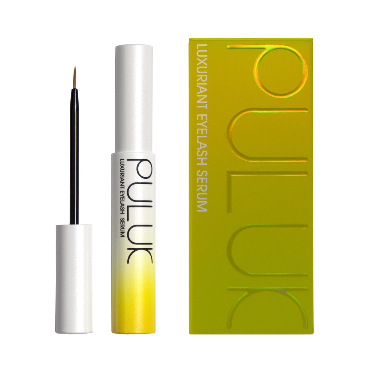 PULUK Luxuriant eyelash serum bottle for nourishing lashes and daily gloss