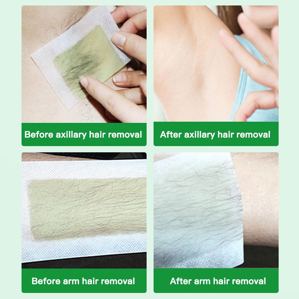 Pumei wax strips peeled cleanly for fast, effective removal.