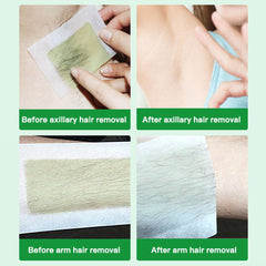 Pumei wax strips peeled cleanly for fast, effective removal.