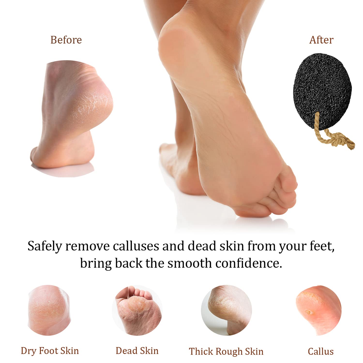 Pumice Valley exfoliates dry skin with a gentle, natural texture.