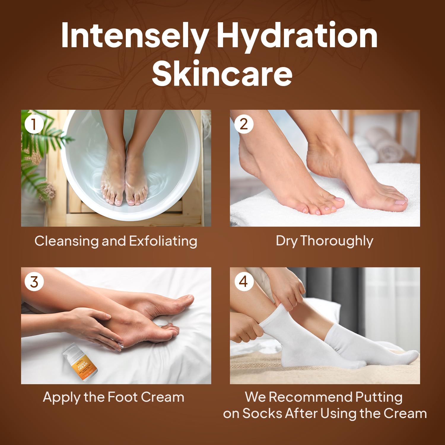 Pumice Valley travel-size foot cream in a compact tube.
