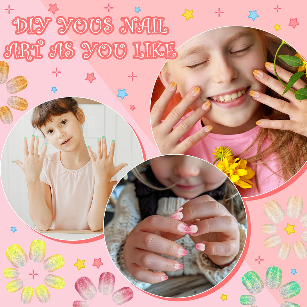 Pumkryth ABS material nails gentle on young nails.