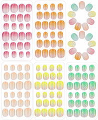 Pumkryth kids press-on nails with assorted sizes for quick nail art.