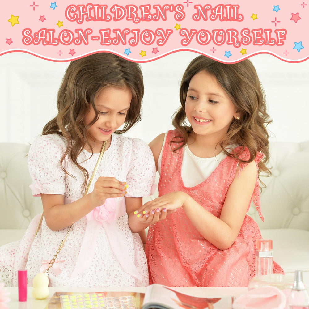 Pumkryth twelve-sizes set fits most children's nails.