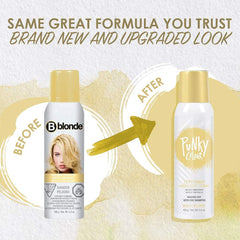Punky Beach Blonde color swatch shows vibrant, non-permanent highlights.