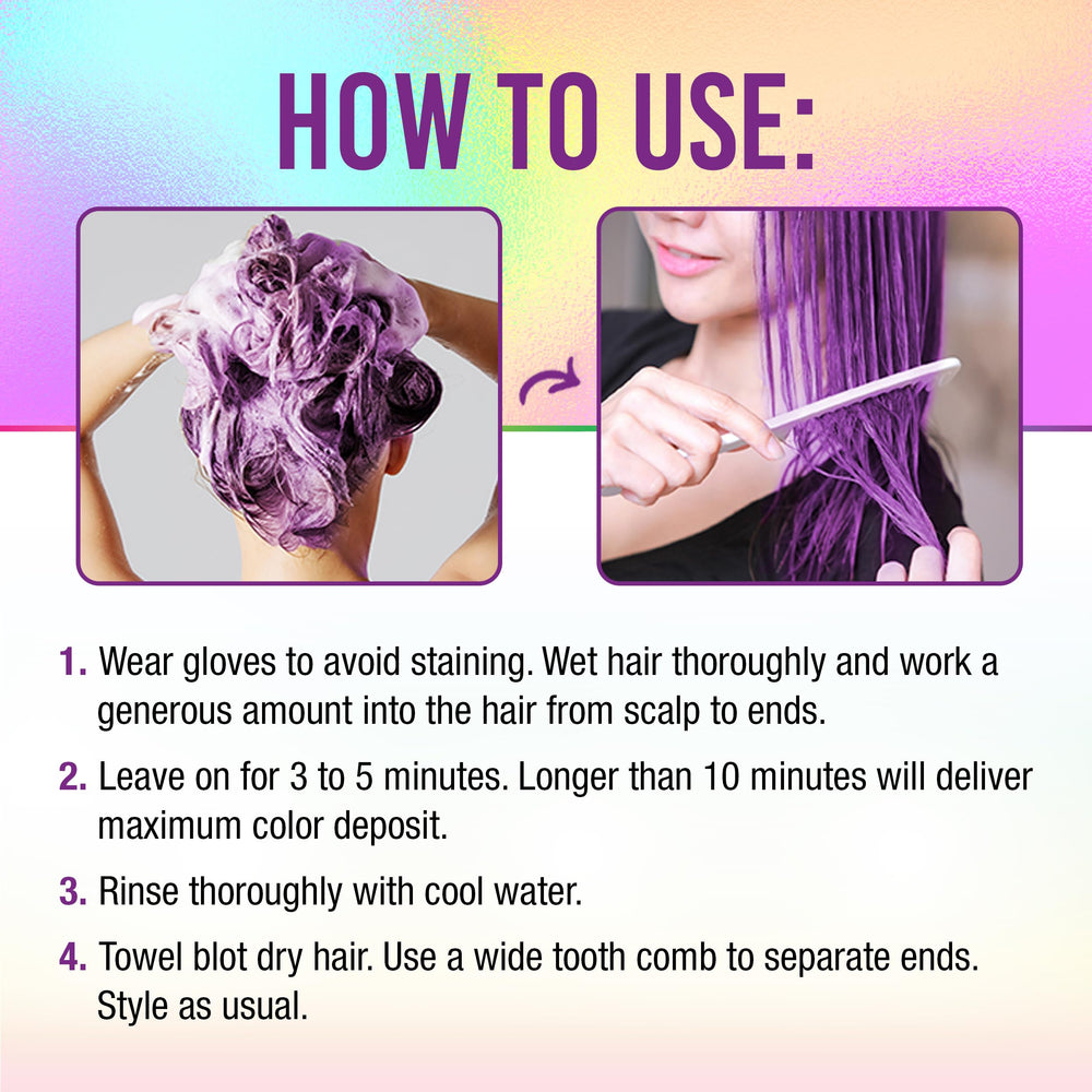Punky Colour 3-in-1 includes Keratin Amino Acids and quinoa for stronger-feeling strands.