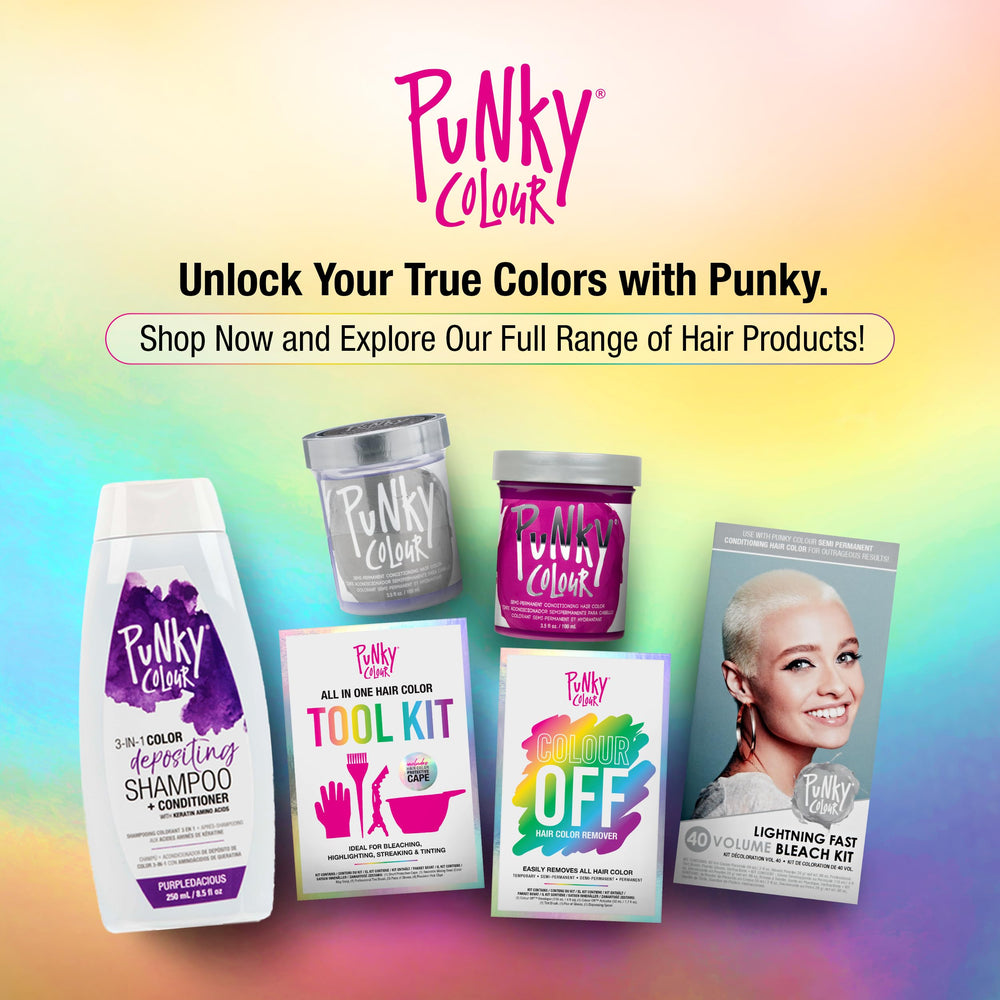Punky Colour 3-in-1 packaging and product display for easy shopping at a glance.