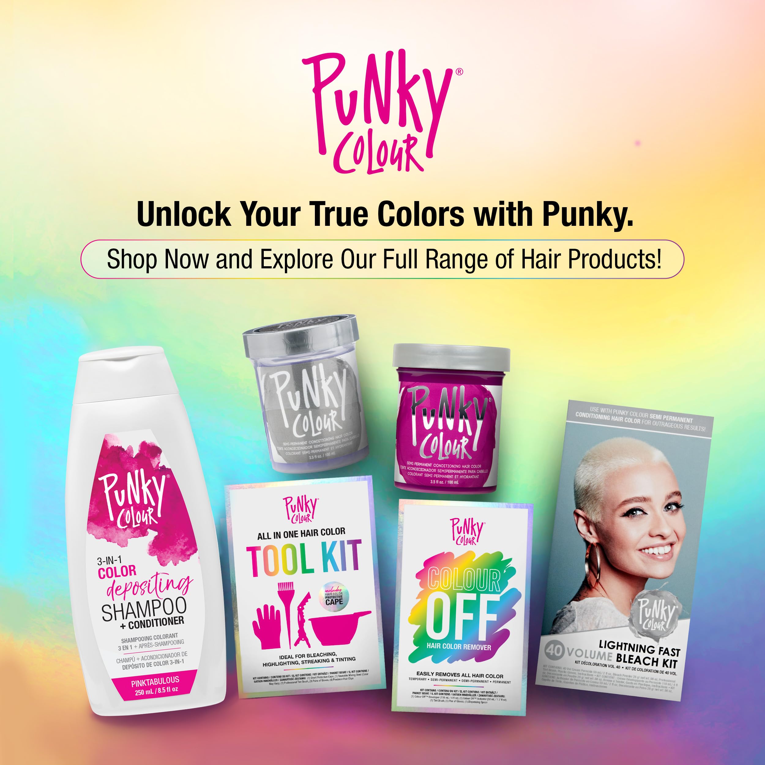 Punky Colour 3-in-1 all-hair-types usage suitable for diverse hair needs