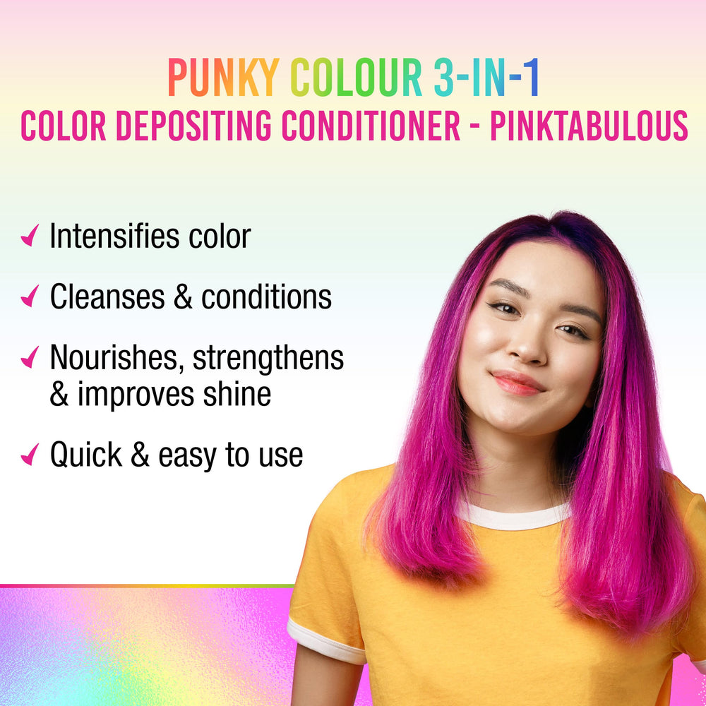 Punky Colour 3-in-1 lather and conditioner for smoother, color-protected hair