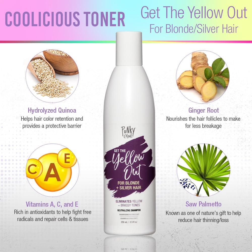 Punky Colour 3-in-1 Yellow Out application demonstrates easy lather for color refresh