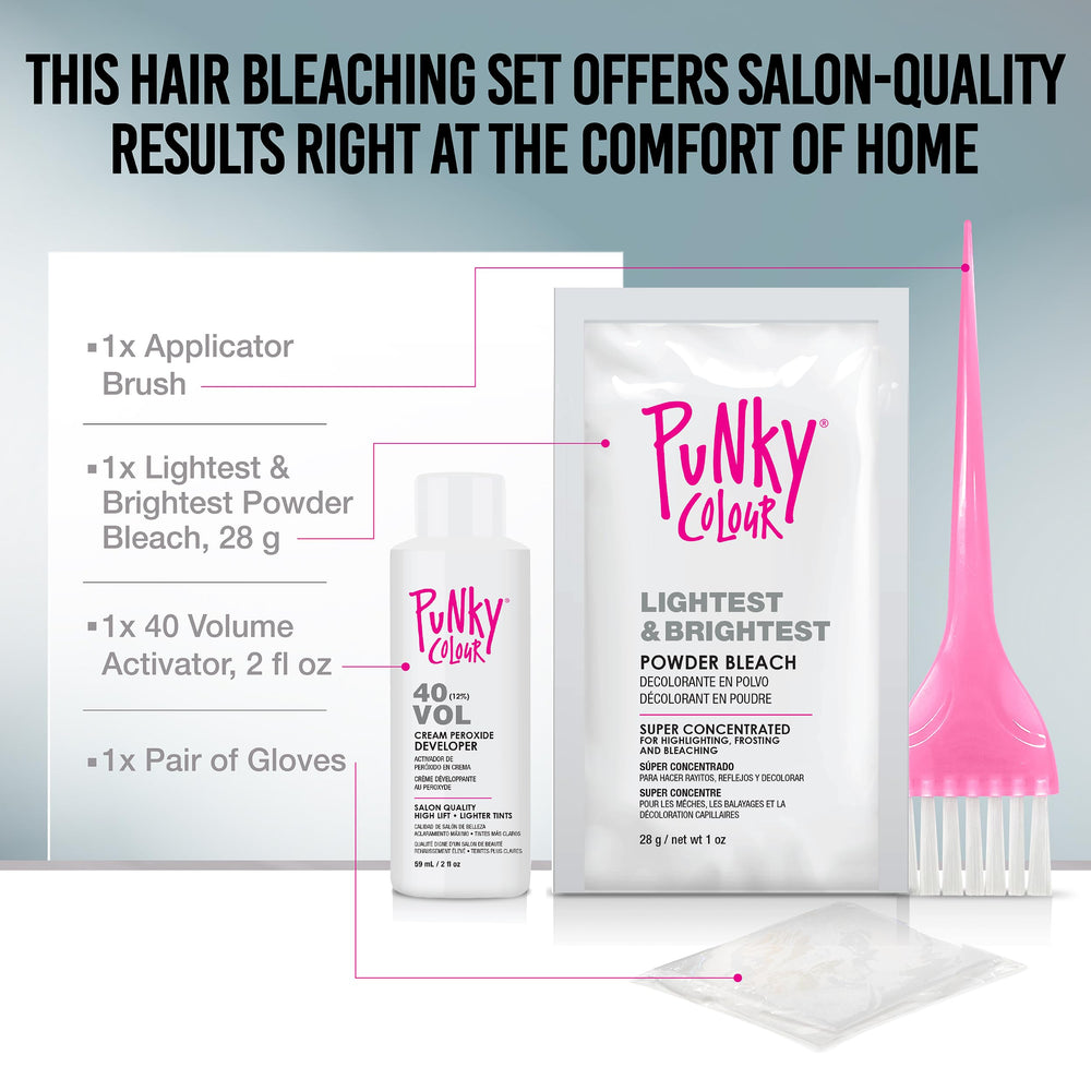 Punky Colour bleach powder 28 g ready for fast, bright lift