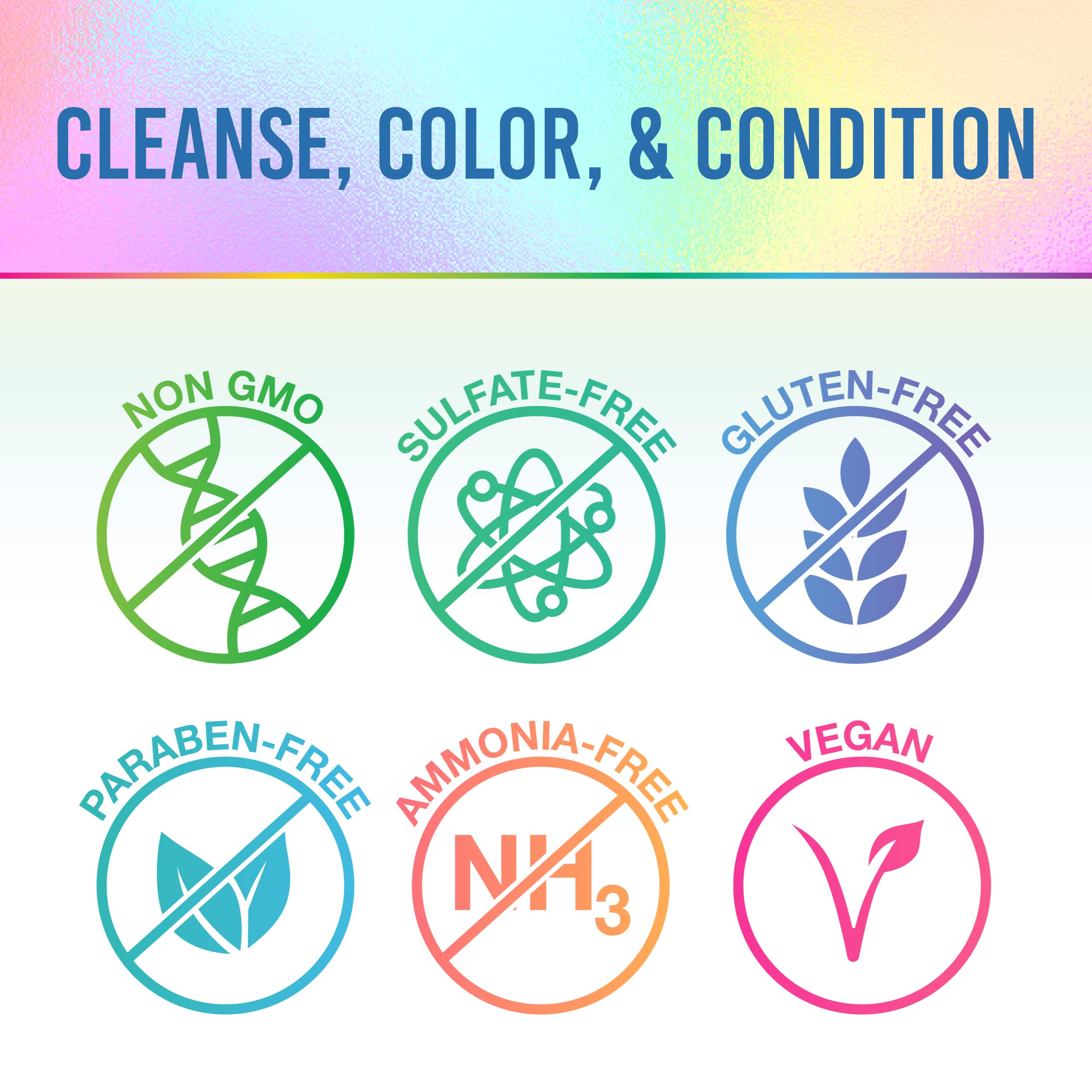 Punky Colour Bluemania ingredient blend of keratin amino acids and quinoa