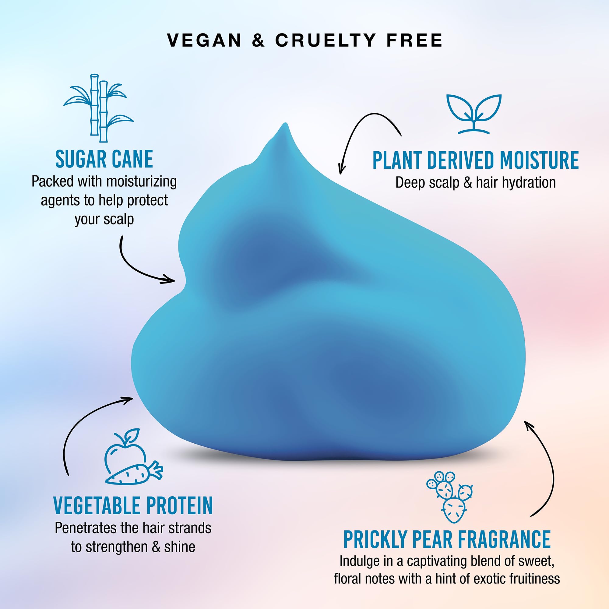 Punky Sugar Cloud Jawbreaker before after hair emphasizes vivid result with light fade