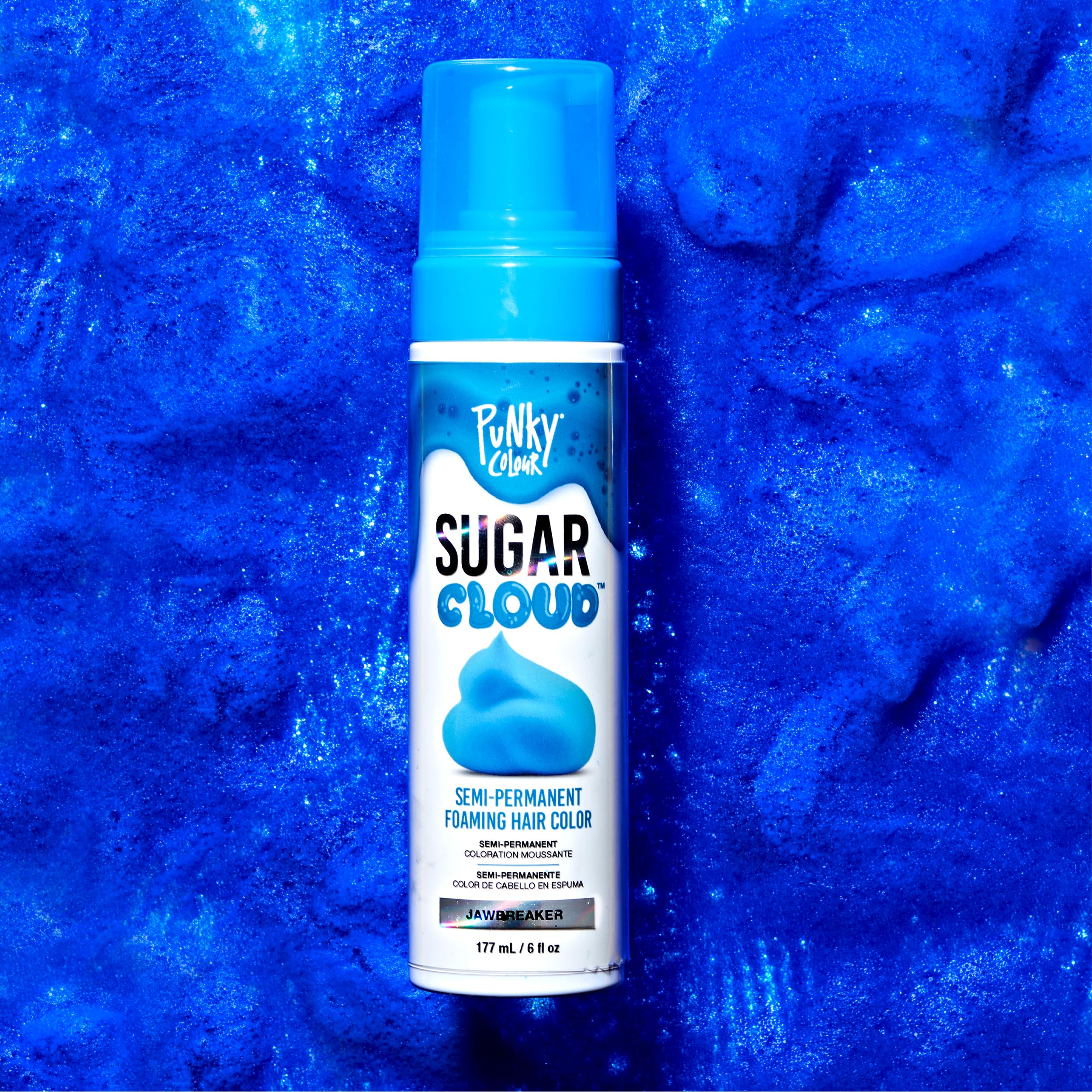 Punky Sugar Cloud Jawbreaker color result after use shows long lasting vibrancy