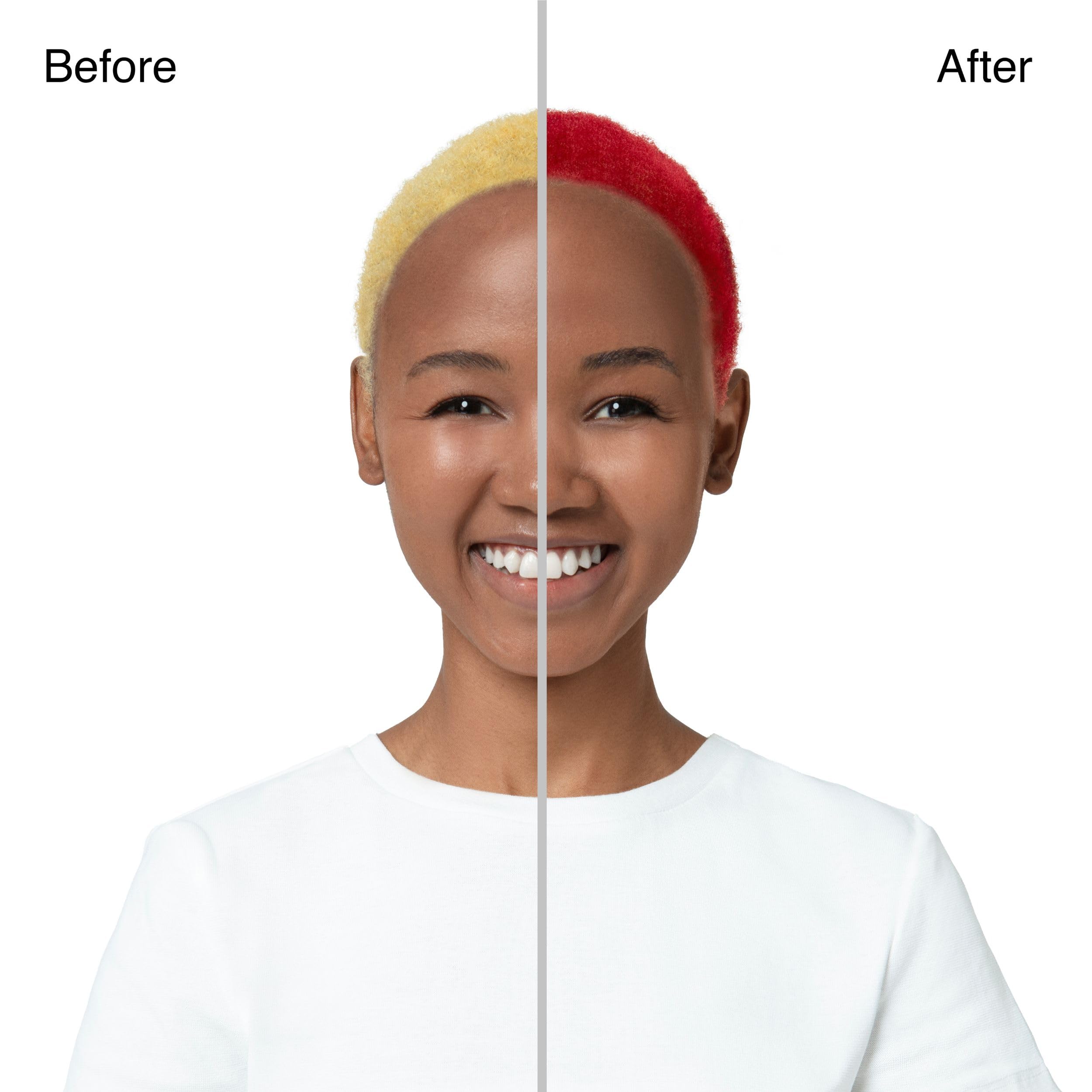 Punky Sugar Cloud Licorice on bleached hair delivers vivid results.