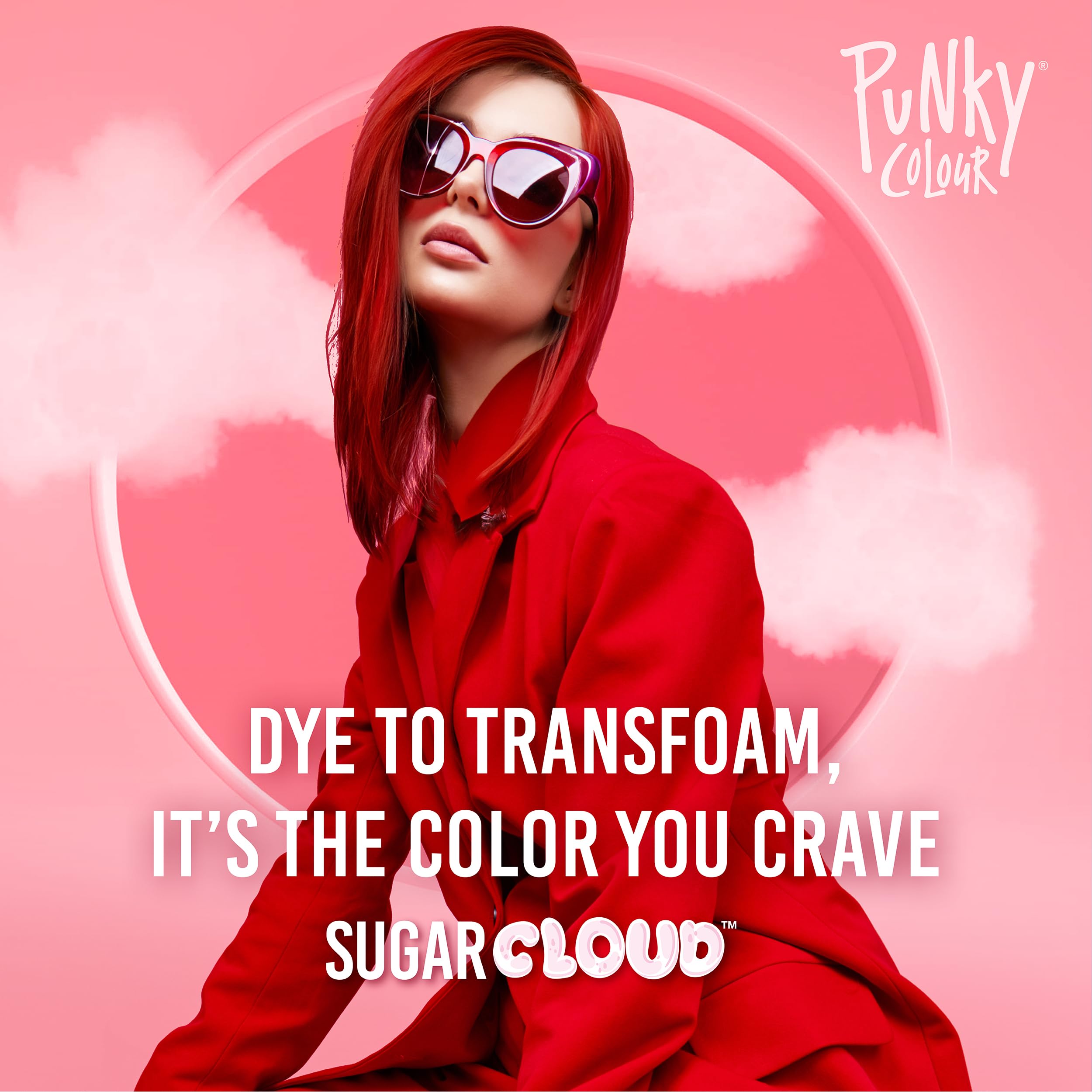 Punky Sugar Cloud Licorice foam application demonstrates easy DIY color.