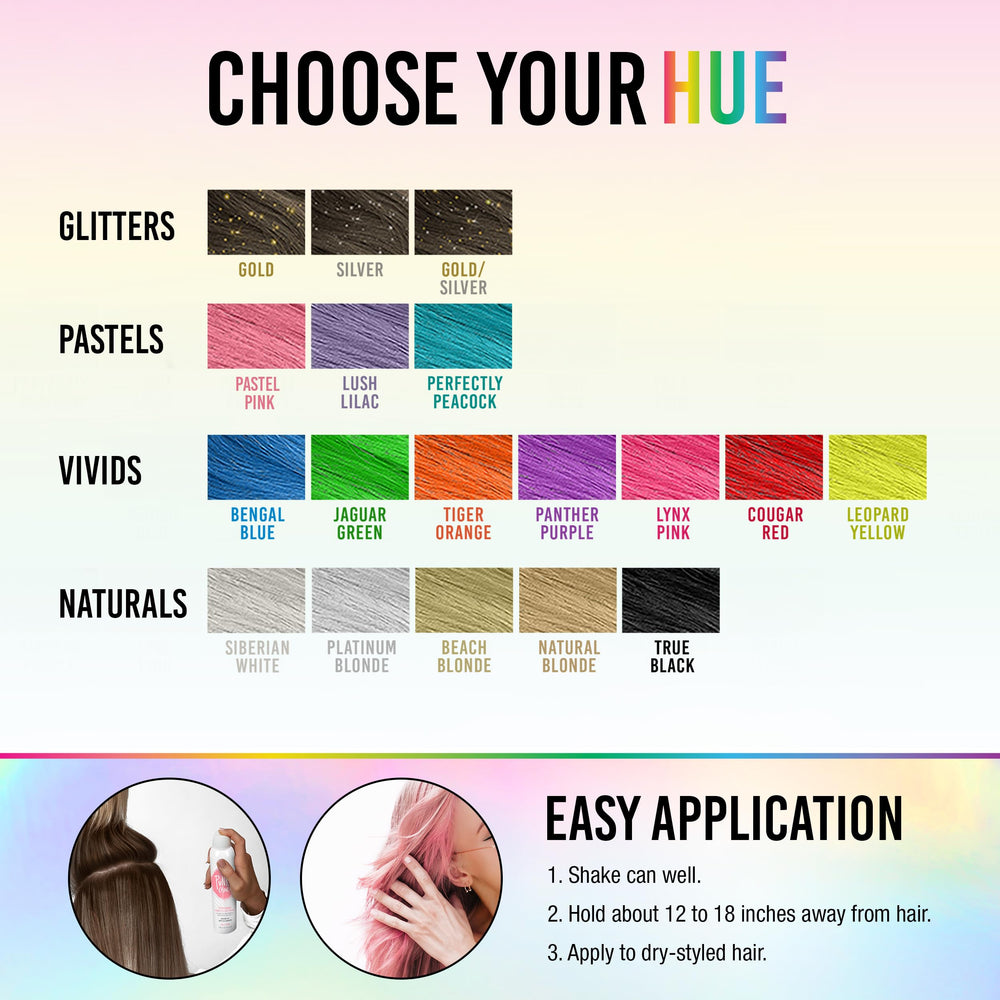 Punky Generations of trust support this color solution for playful looks.