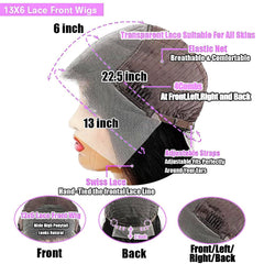 Punmasa lace-front wig breathability with soft lace for comfort