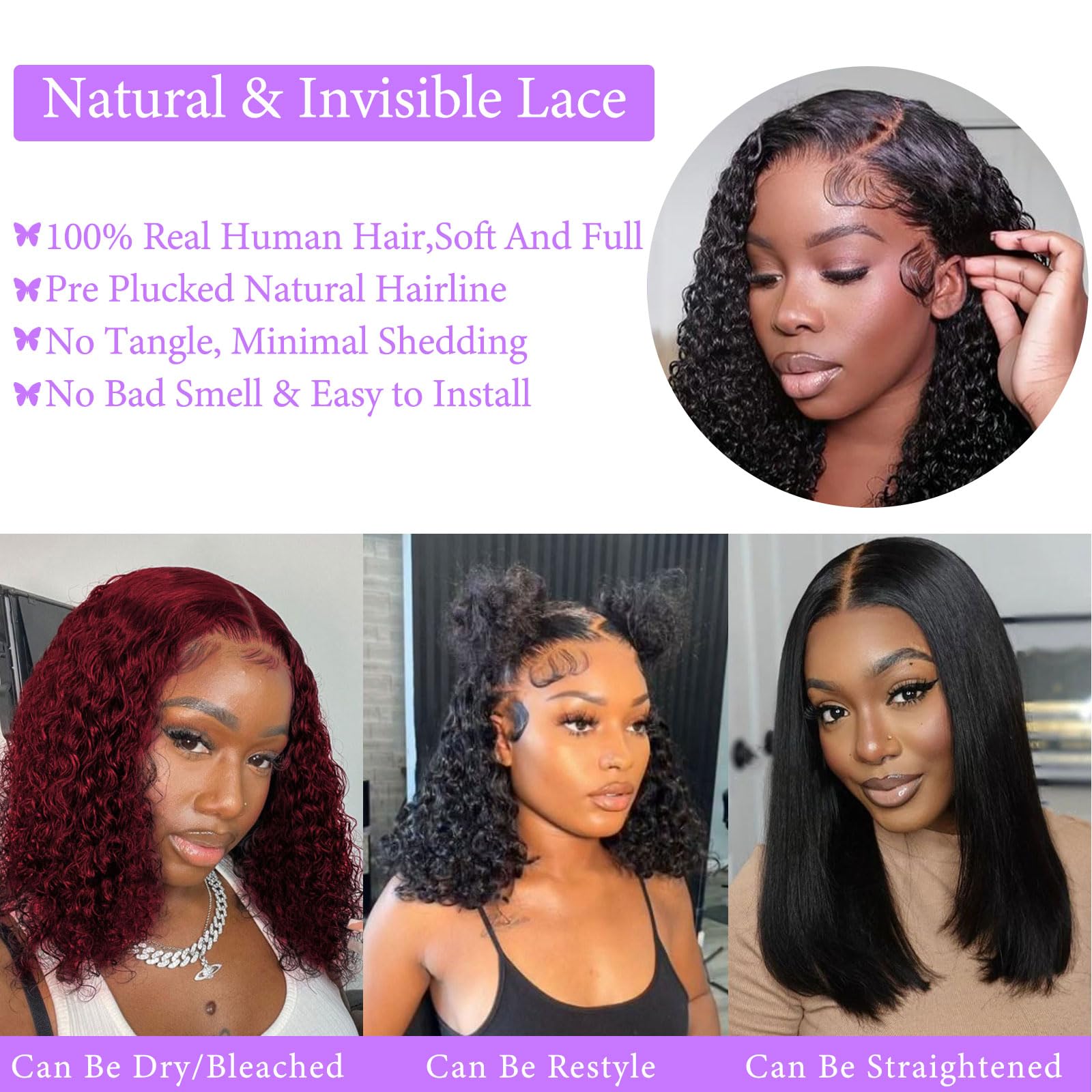 Punmasa bob wig styling-ready pre-plucked hairline for easy wear
