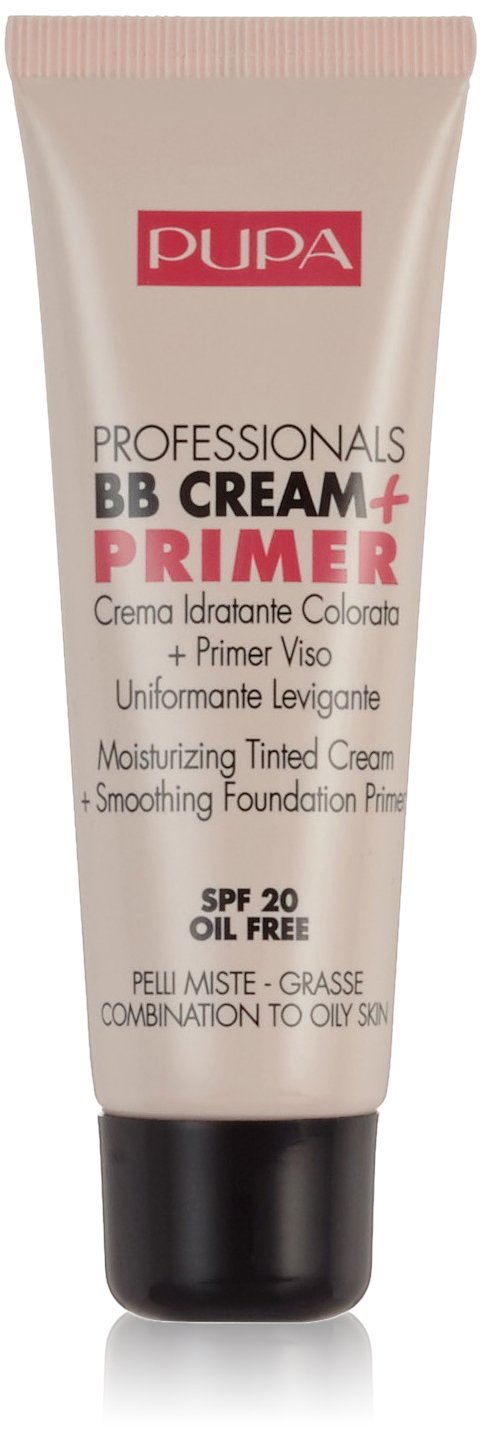Pupa Milano Professionals BB Cream Primer 002 Sand bottle with oil-free matte base.