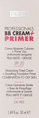 Pupa Milano Professionals BB Cream Primer 002 Sand swatch showing natural tint.