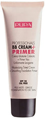Pupa Milano Professionals BB Cream Primer texture close-up reveals silky finish.