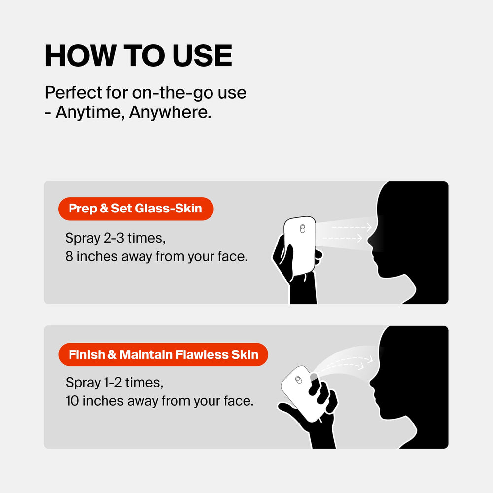 PURCELL 24/7 Mist before makeup use suggests priming benefits.