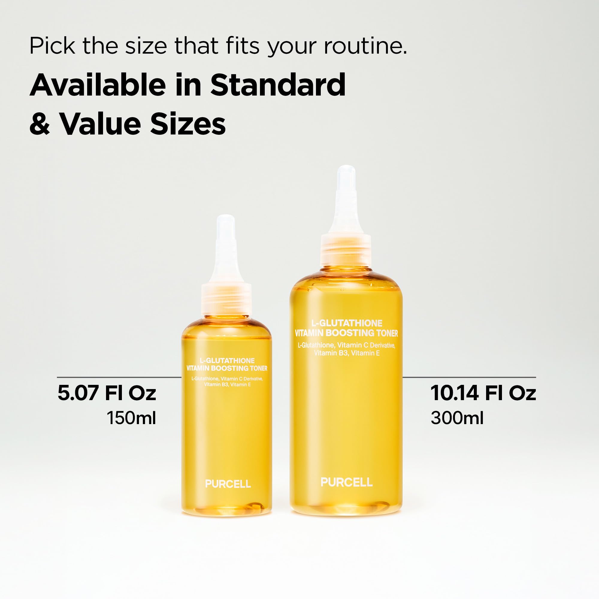 PurCELL L-Glutathione toner packaging front view