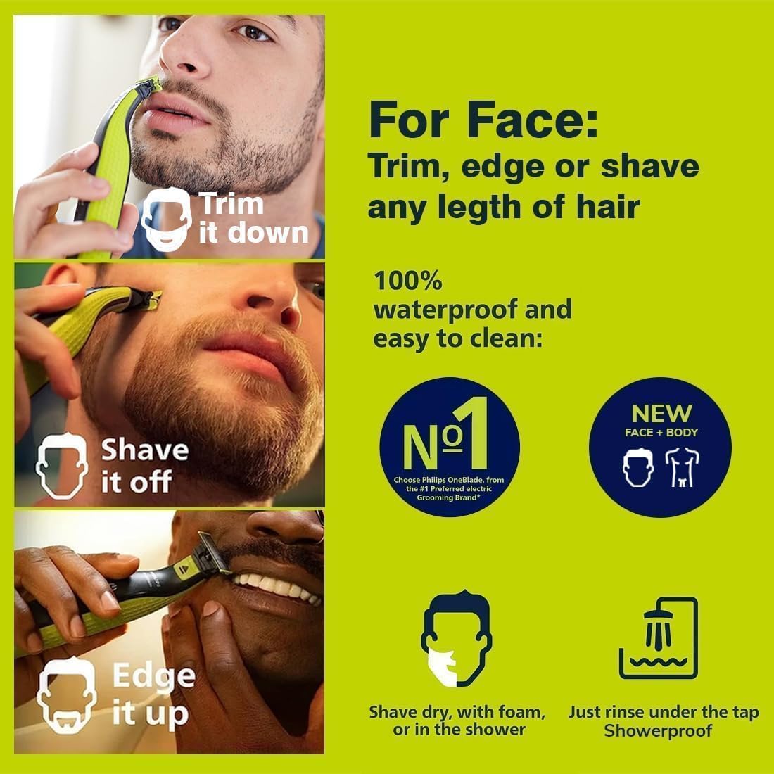 Purchase 2 Quick OneBlade compatible blades fit OneBlade devices.