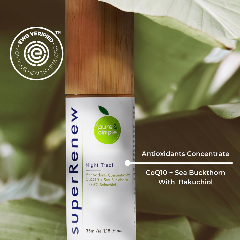 Pure & Cimple superRenew Sea Buckthorn oil application demonstrates hydrating routine