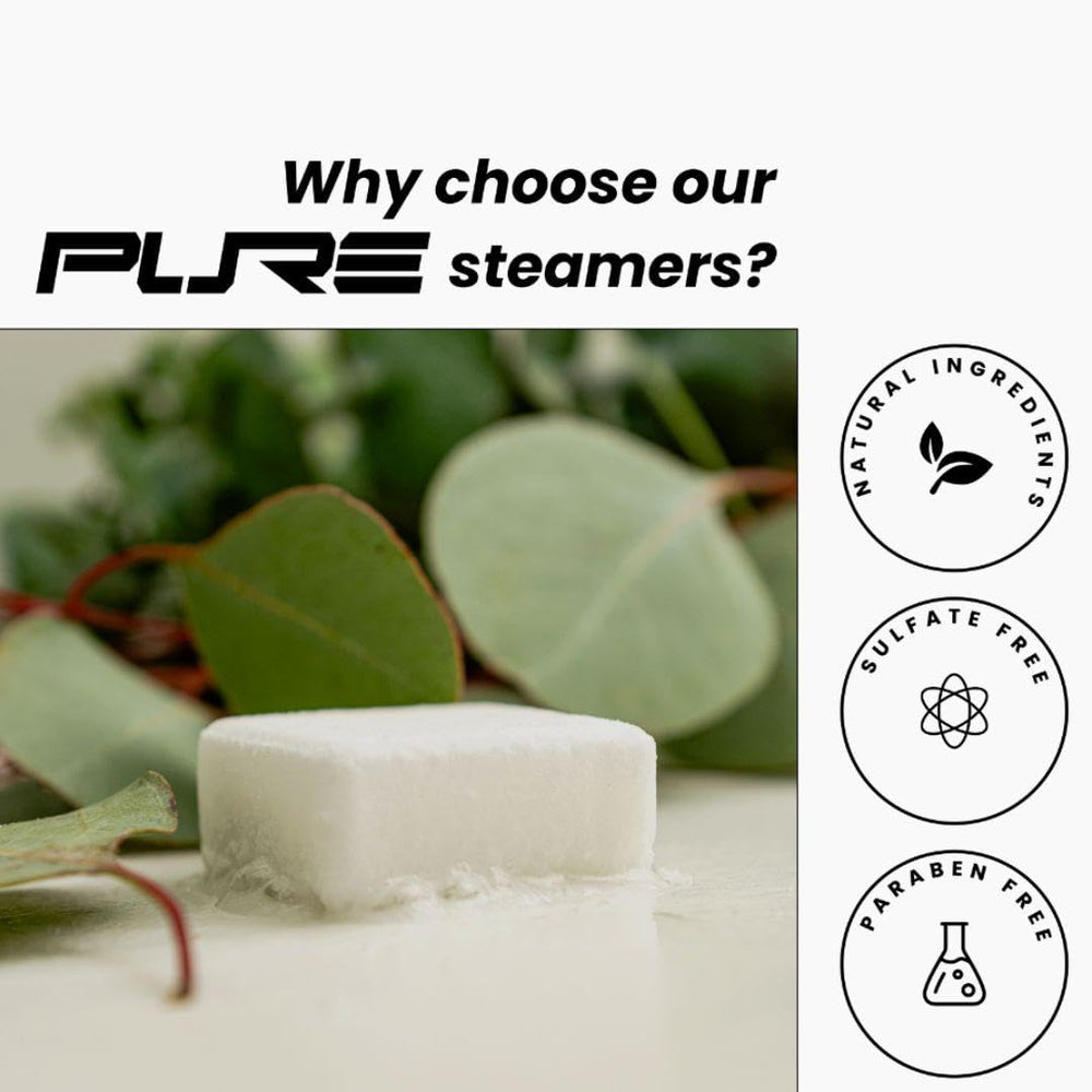 Pure Athlete steam closeup menthol aroma showing cooling vapors