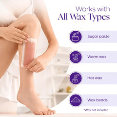 Pure Awareness small wax strips enable precise facial and bikini hair removal