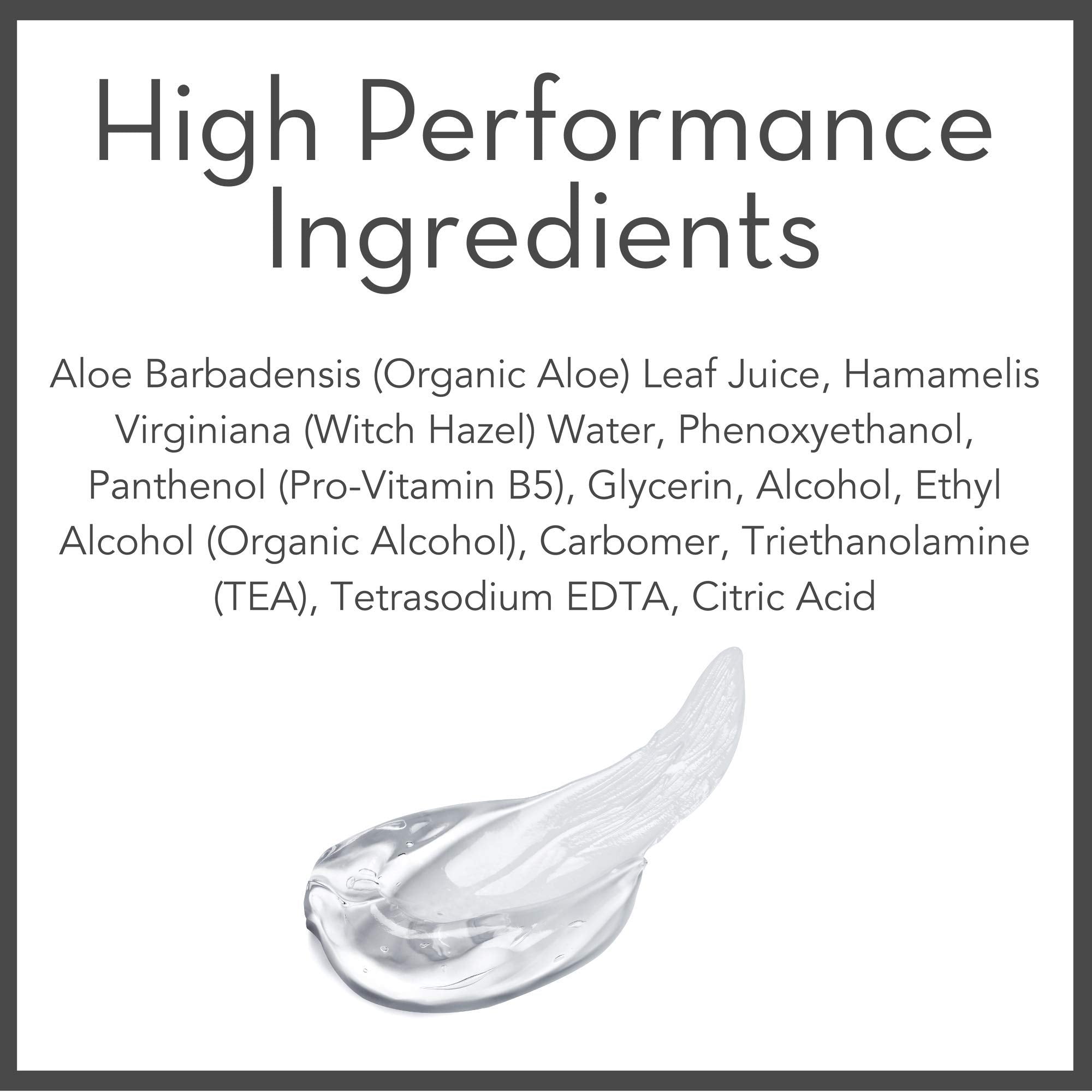 Pure Body Naturals aloe hydration emphasis image suggests moisturizing scalp during daily use