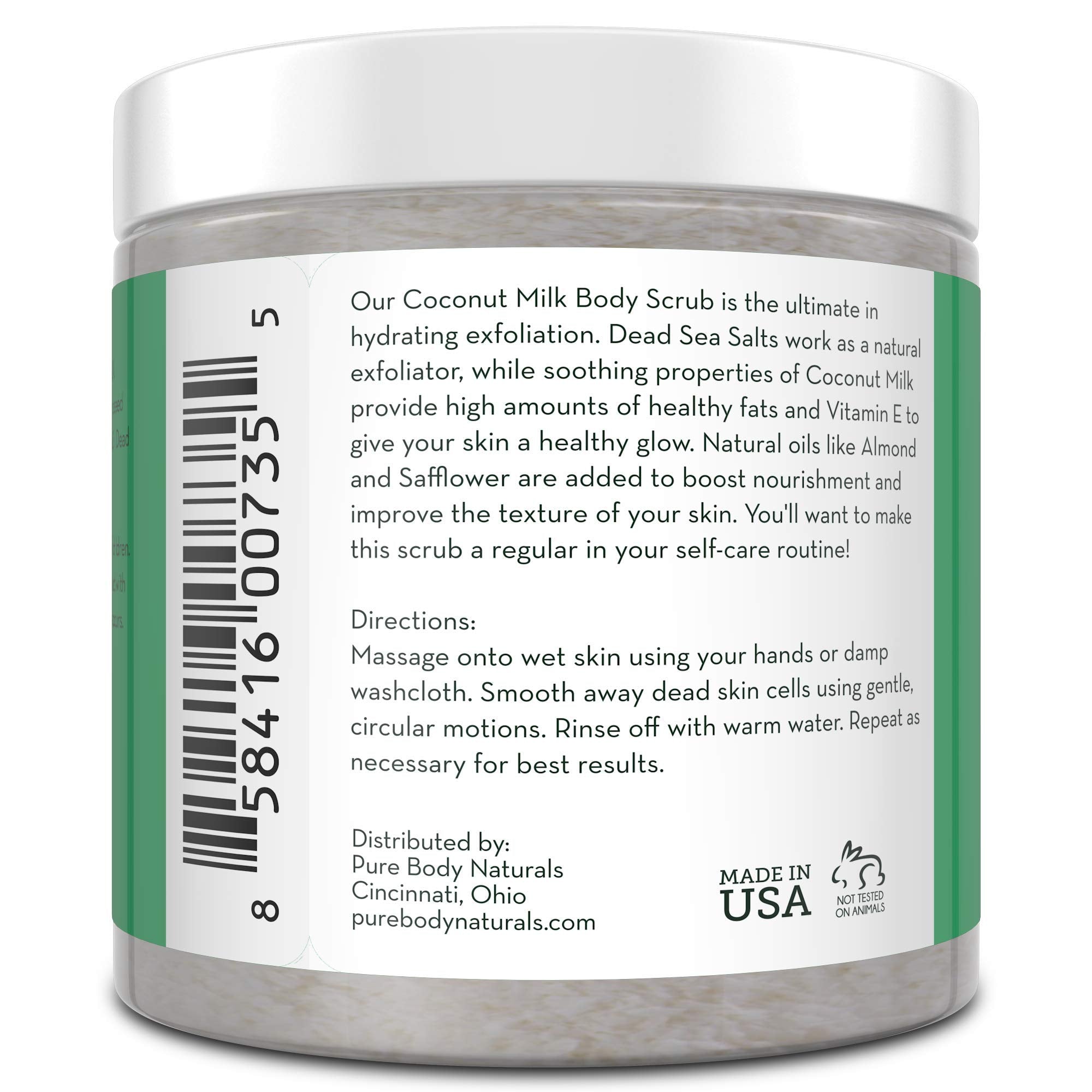 Pure Body Naturals made in USA ensures quality control and safety