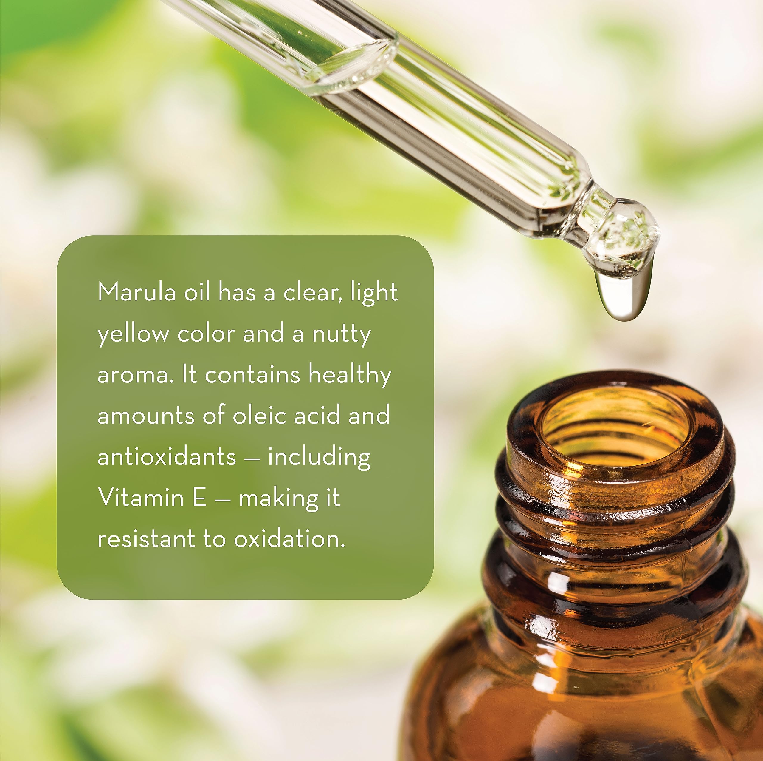Pure Body Naturals Marula Oil packaging highlights vegan and natural ingredients