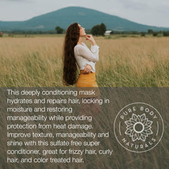 Pure Body Naturals sulfate-free formula ideal for color-treated hair