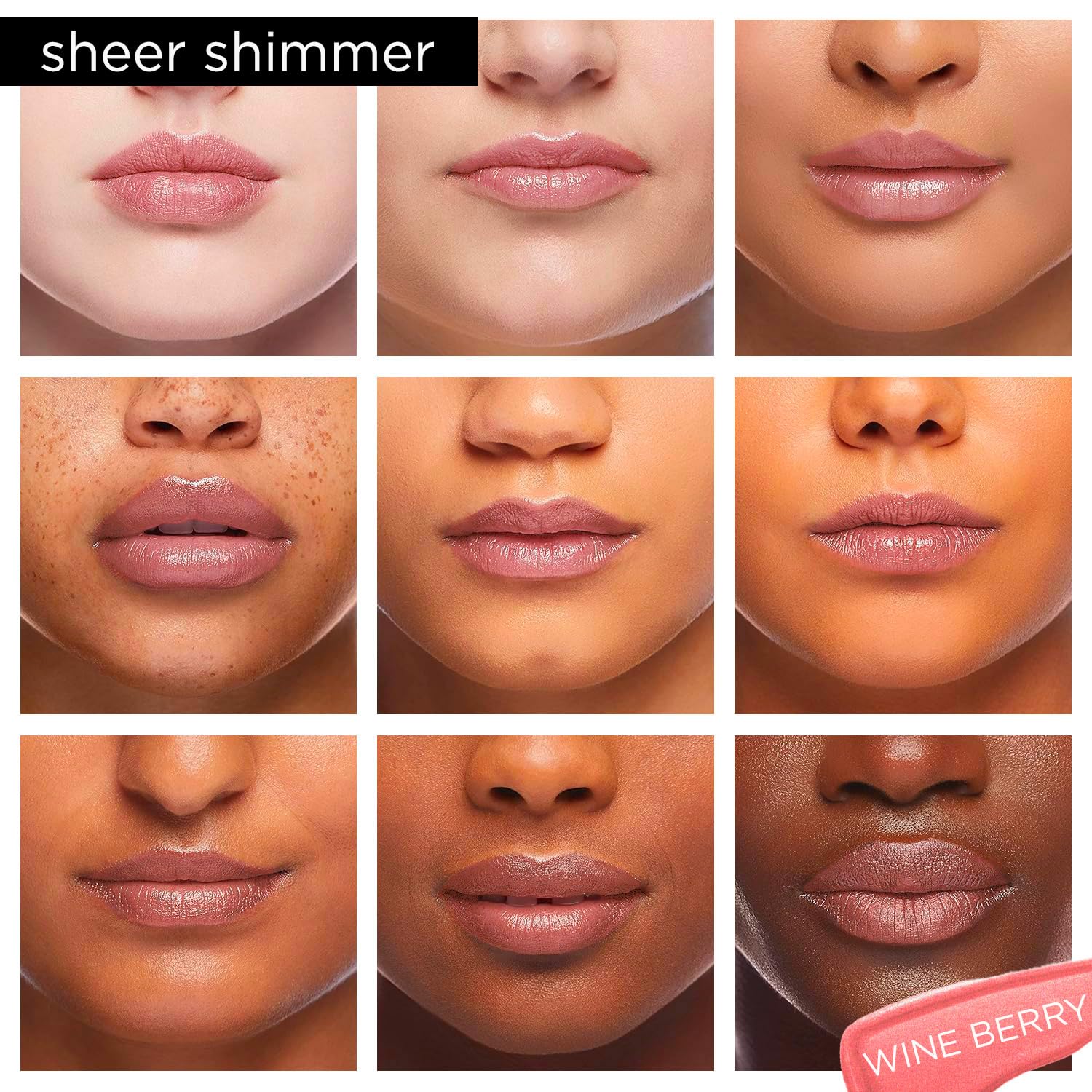 Non-sticky gloss formula providing comfortable wear and shine