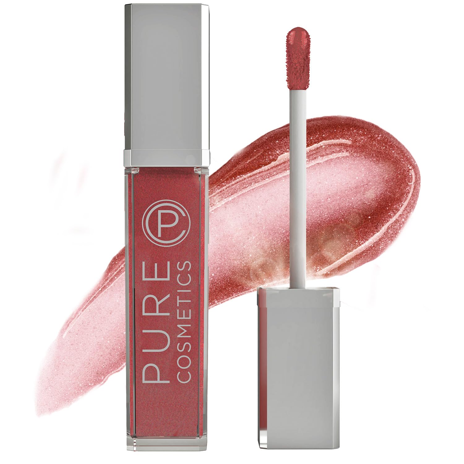 Pure Cosmetics Pure Illumination lip gloss with LED applicator lights for precise touch-ups