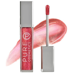 Pure Cosmetics Pure Illumination lip gloss with LED applicator for precise on-the-go touch-ups.